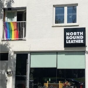 Northbound Leather $1000 Canada Butt Black Chaps Zipper Snap Pants Kink Pride